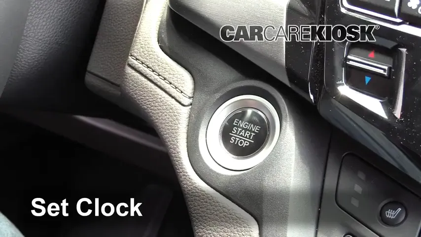 How to Set the Clock / Change Time on a 2018 Honda Odyssey EX-L 3.5L V6